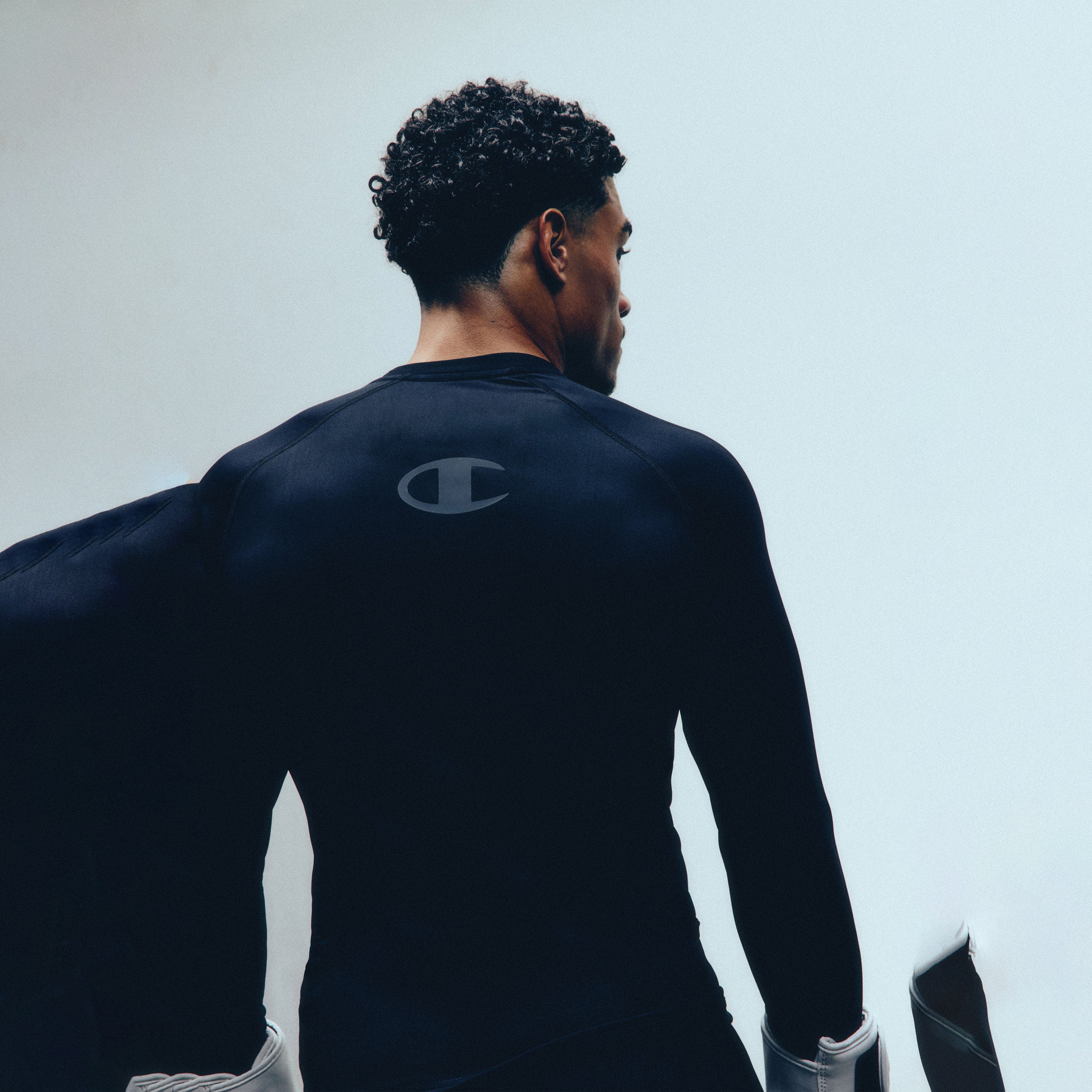 CHAMPION RASHGUARD COMBAT ZWART