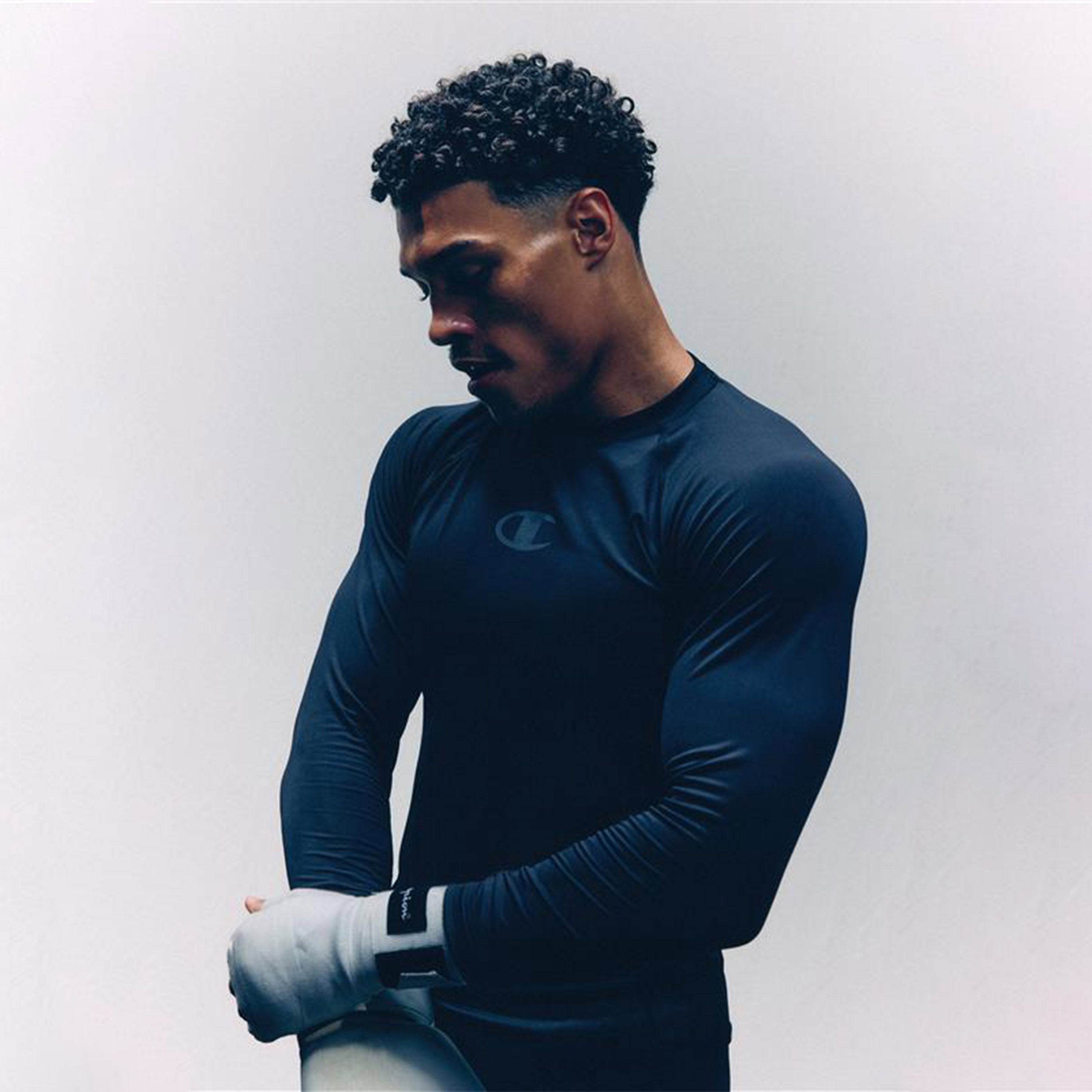 CHAMPION RASHGUARD COMBAT ZWART