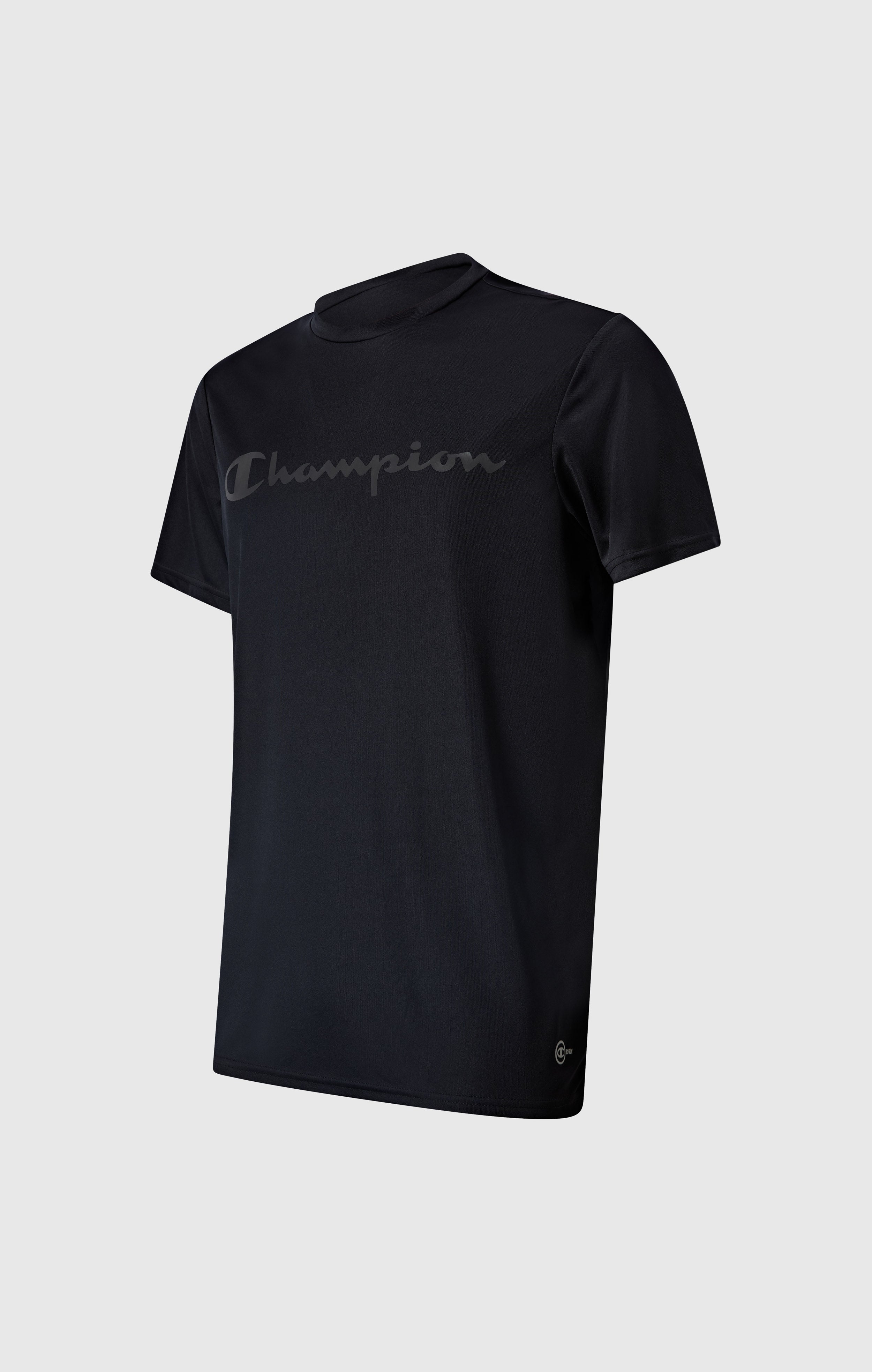 CHAMPION QUIK-DRY T-SHIRT COMBAT ZWART