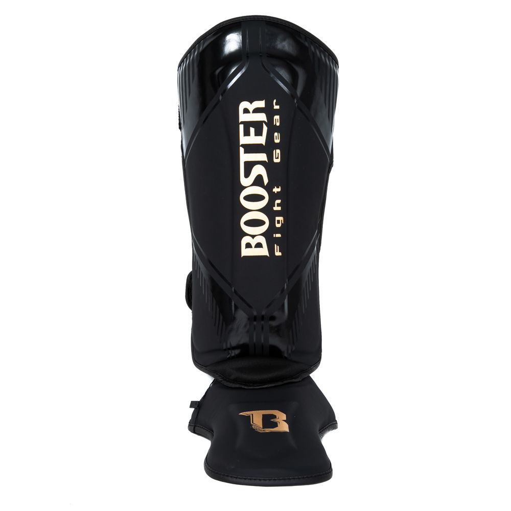 BOOSTER KICKBOXING SHIN GUARDS BANGKOK - BLACK/GOLD