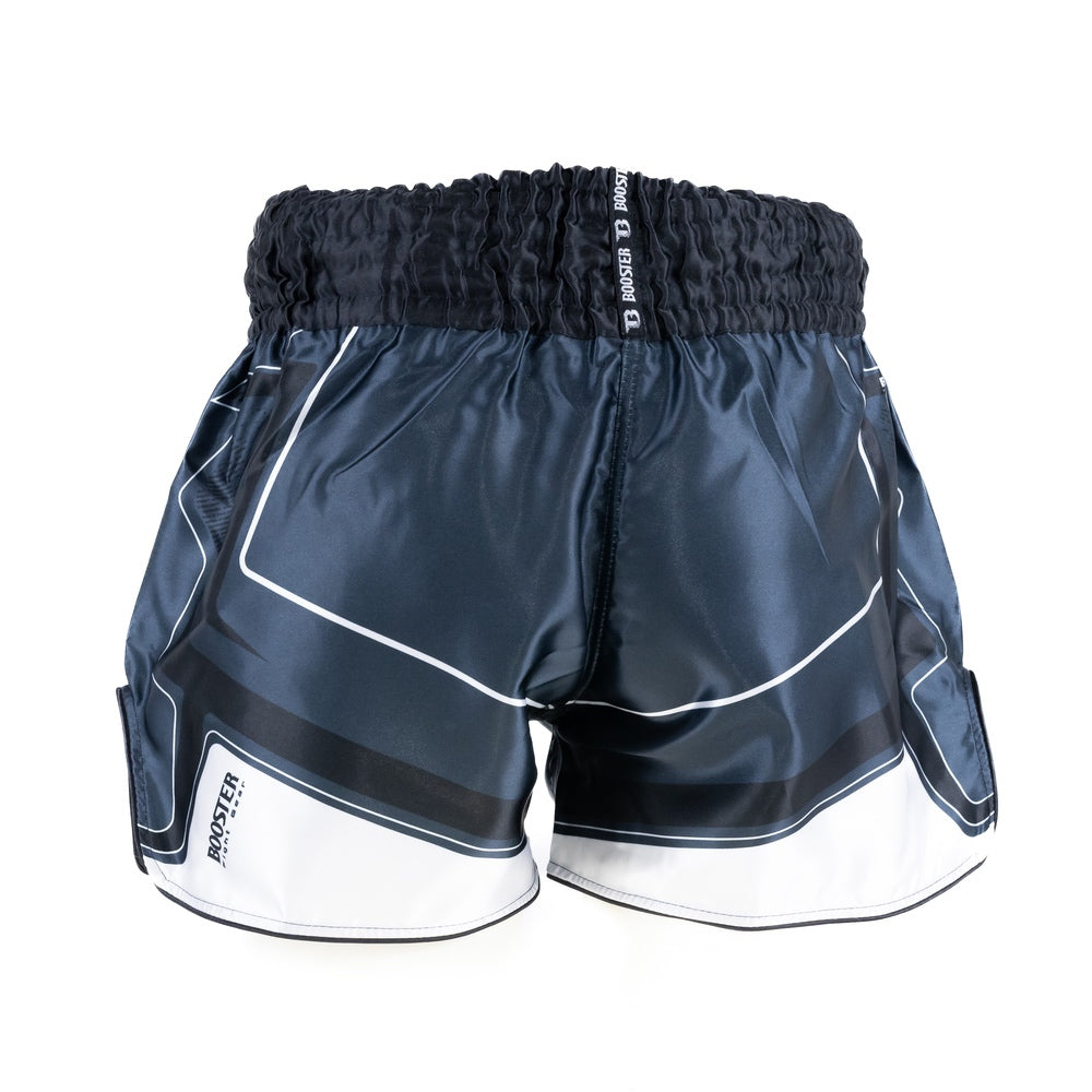 BOOSTER KICKBOXING SHORTS IGNITE BLACK/WHITE