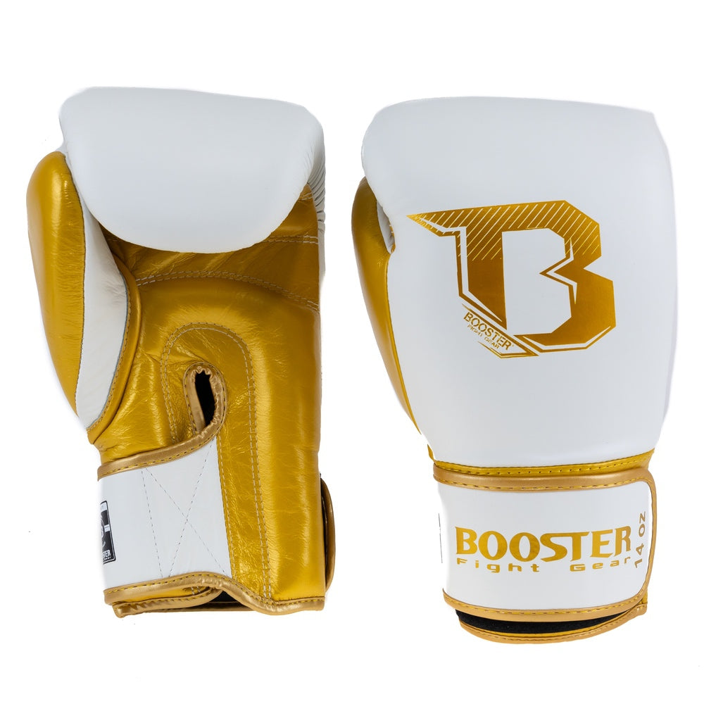 BOOSTER (KICK)BOKSHANDSCHOEN RS4 WIT/GOUD