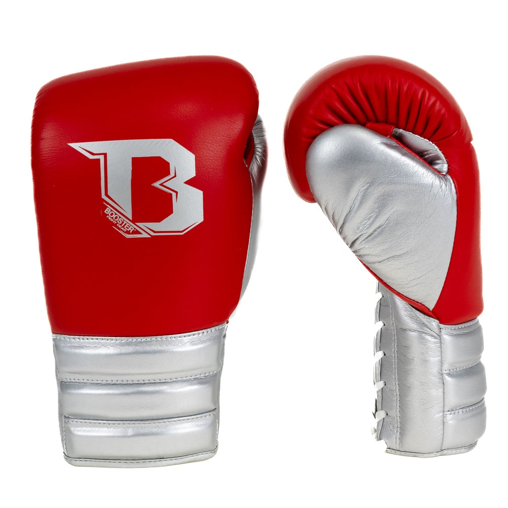 Gants de boxe Booster (Kick) Rapid Strike LU rouge/argent