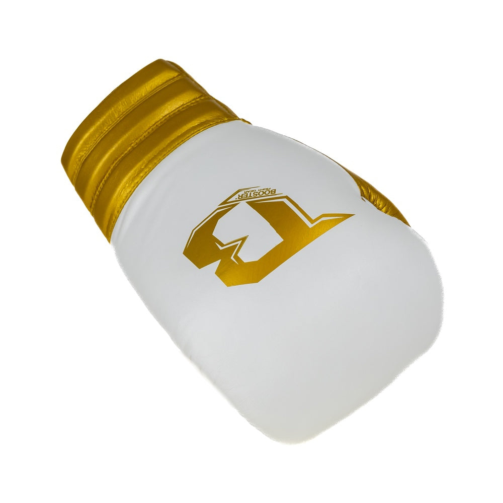 Gants de boxe Booster (Kick) Rapid Strike LU Blanc/Or