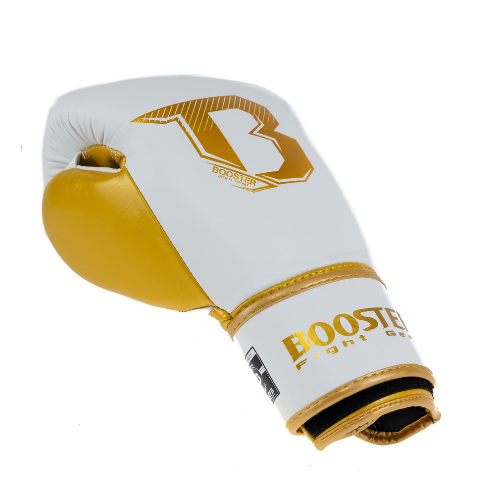 BOOSTER (KICK)BOXING GLOVES RS4 WHITE/GOLD