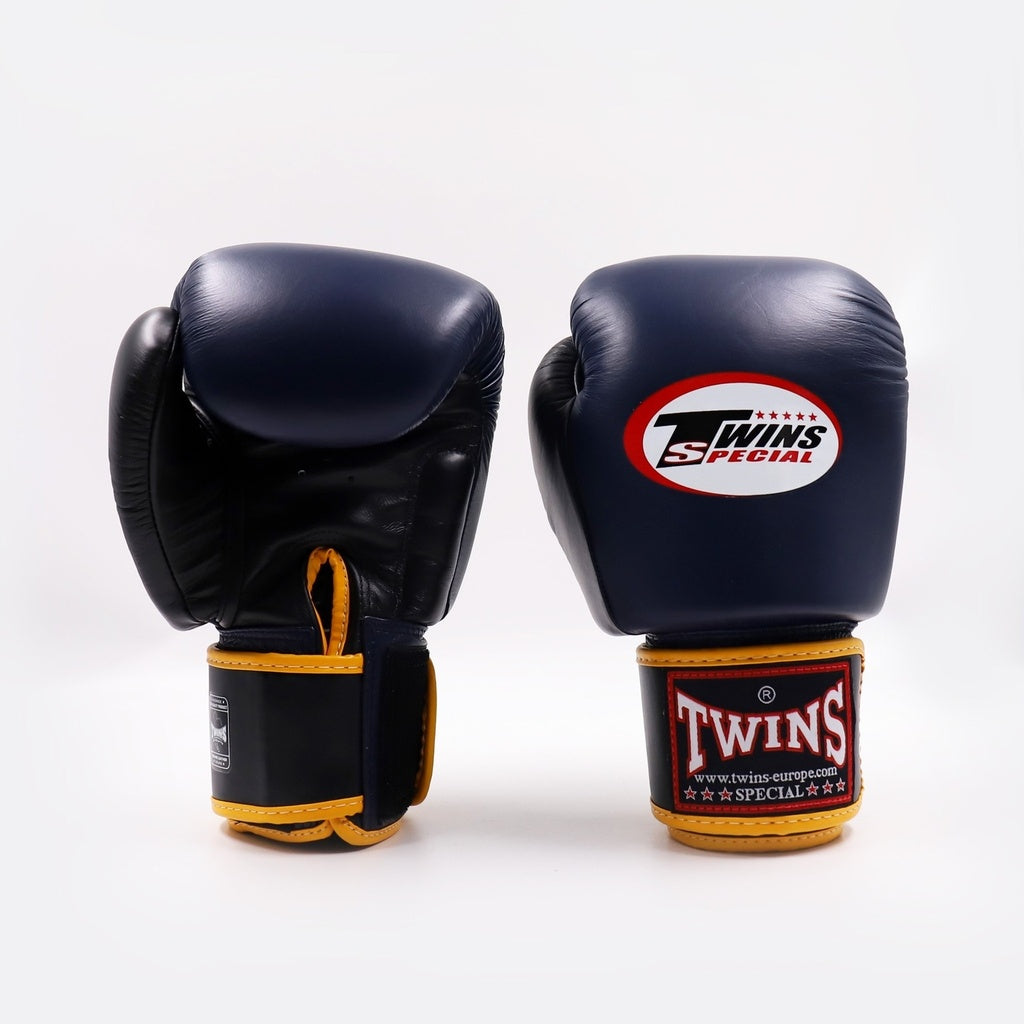 TWINS (KICK)BOXING GLOVES BGVL 4 - BLACK/BLUE/GOLD