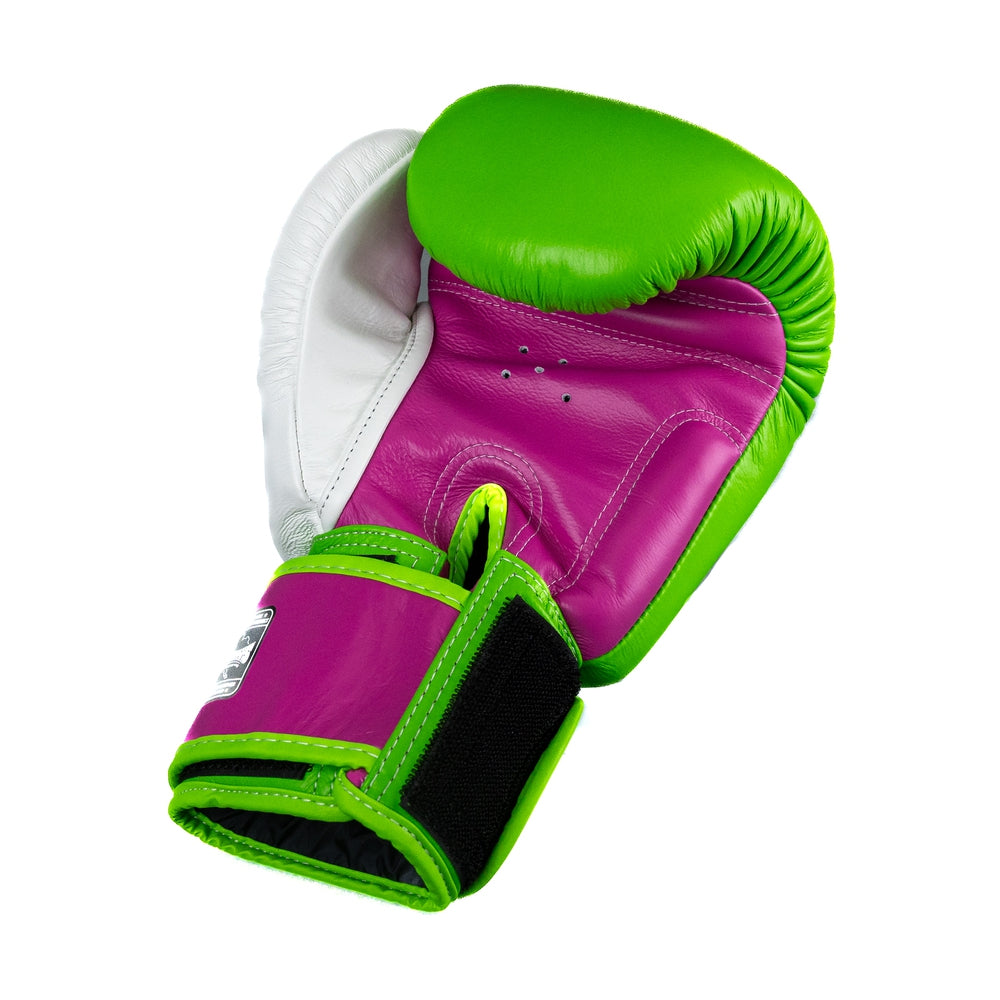 TWINS (KICK)BOXING GLOVES BGVL3-3T PURPLE/GREEN/WHITE