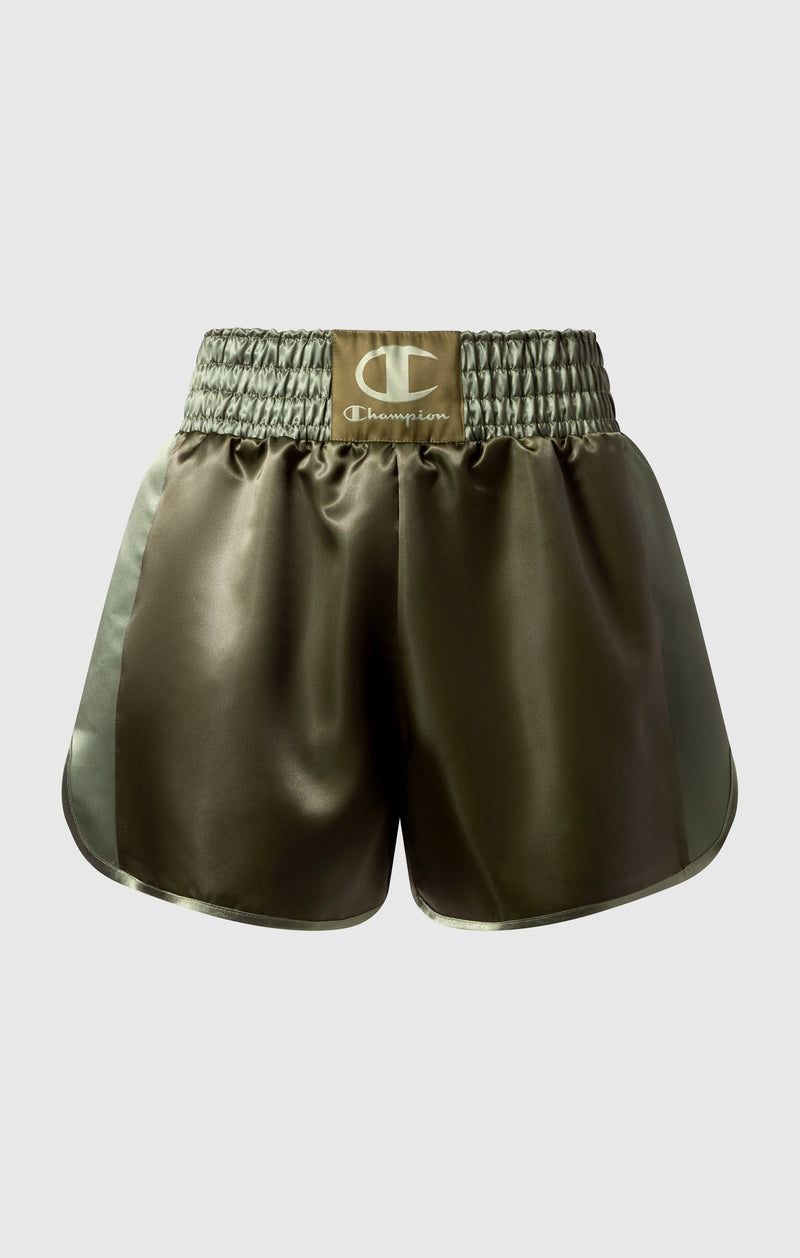 CHAMPION MUAY. THAI BROEKJE SATIJN GROEN