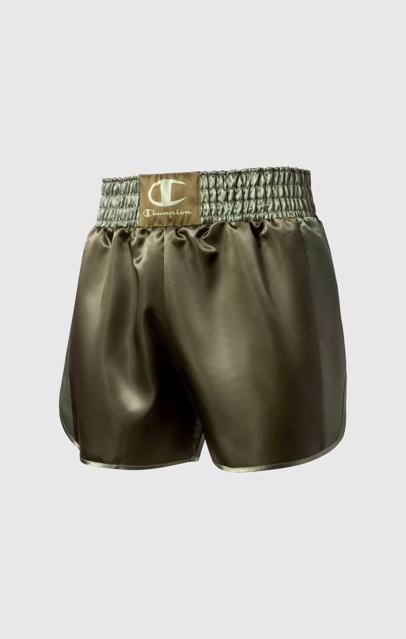 CHAMPION MUAY. THAI BROEKJE SATIJN GROEN