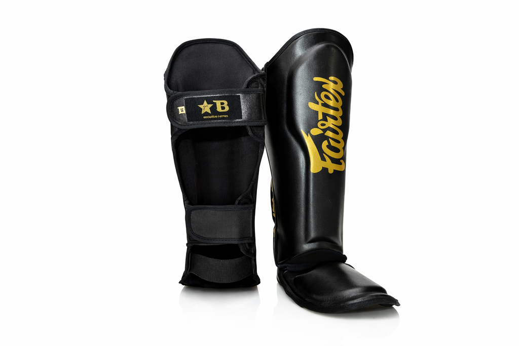 FAIRTEX X BOOSTER SCHEENBESCHERMERS-ZWART/GOUD