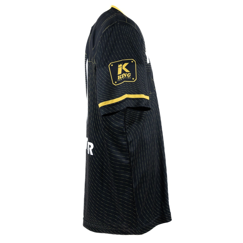 KING PRO BOXING 08 SHIRT-ZWART/GOUD