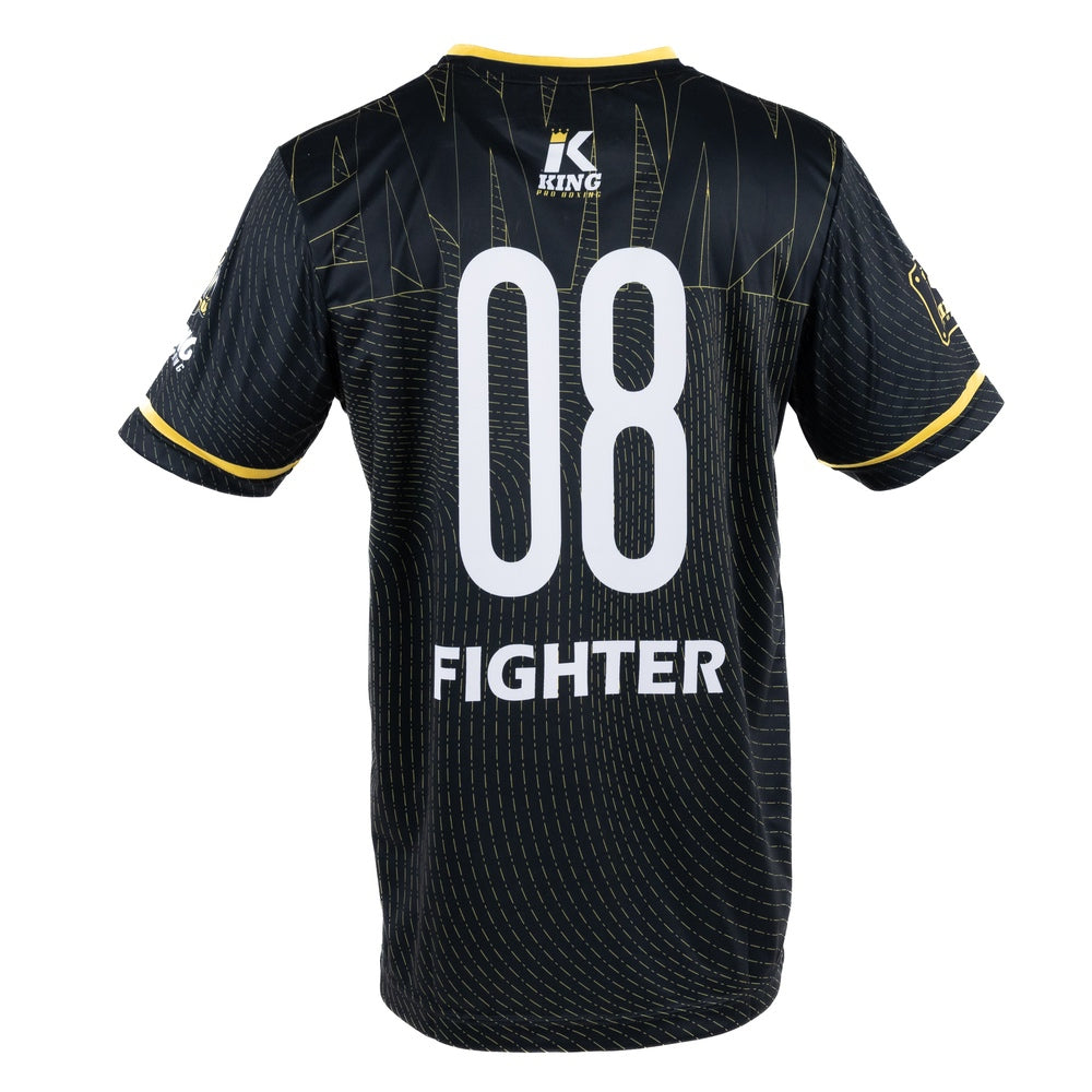 KING PRO BOXING 08 SHIRT-ZWART/GOUD