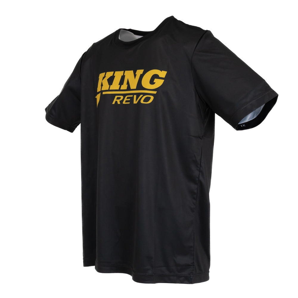KING PRO BOXING REVO 2 SHIRT-BLACK/GOLD