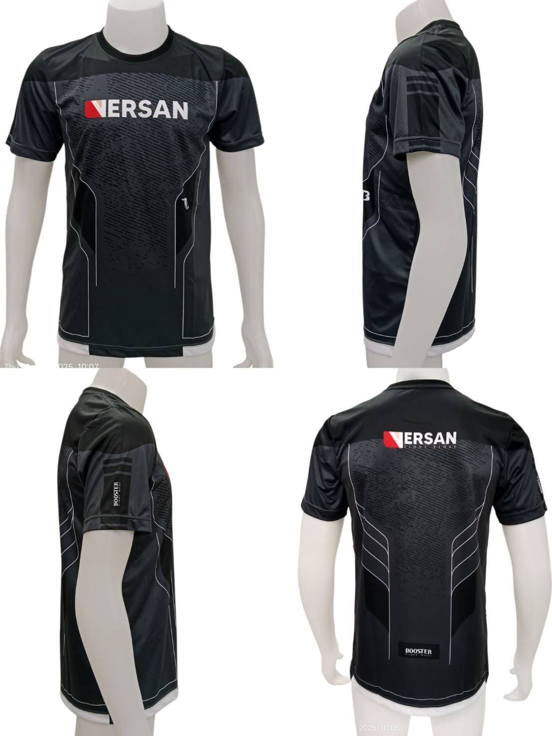 BOOSTER x VERSAN T-SHIRT - DELTA BLACK / GREY