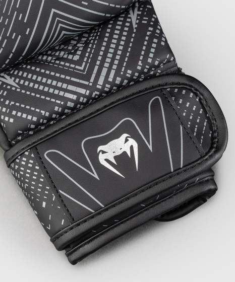 VENUM MIDNIGHT FURY SPARRING GLOVES ZWART/GRIJS/SILVER