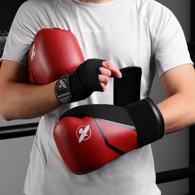 Gants de boxe Hayabusa E1 (Kick) rouges