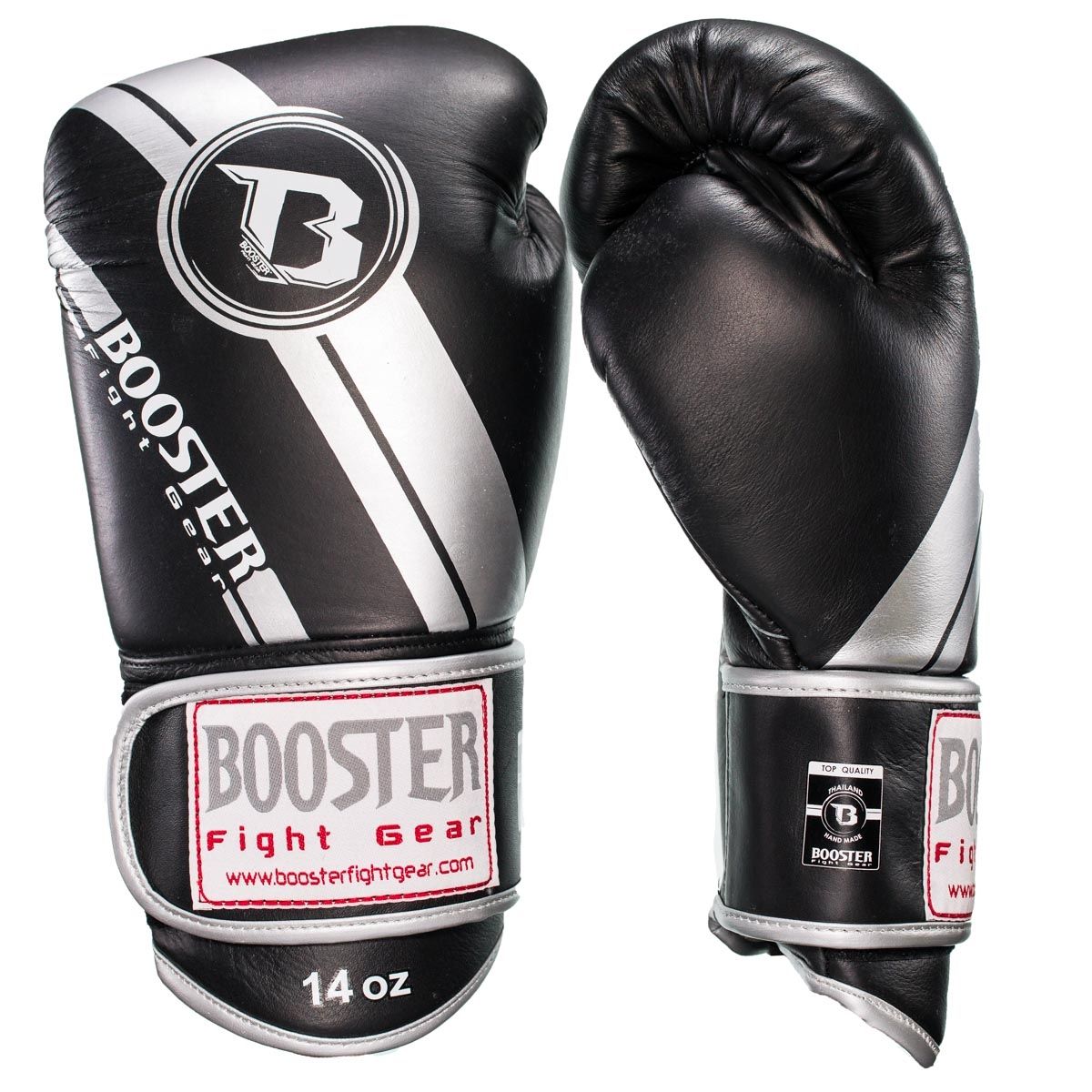 BOOSTER (KICK)BOXING GLOVES V3 BLACK/SILVER