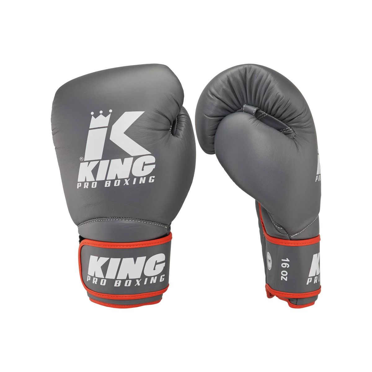 Gants de boxe KING PRO (KICK) gris étoilé/orange