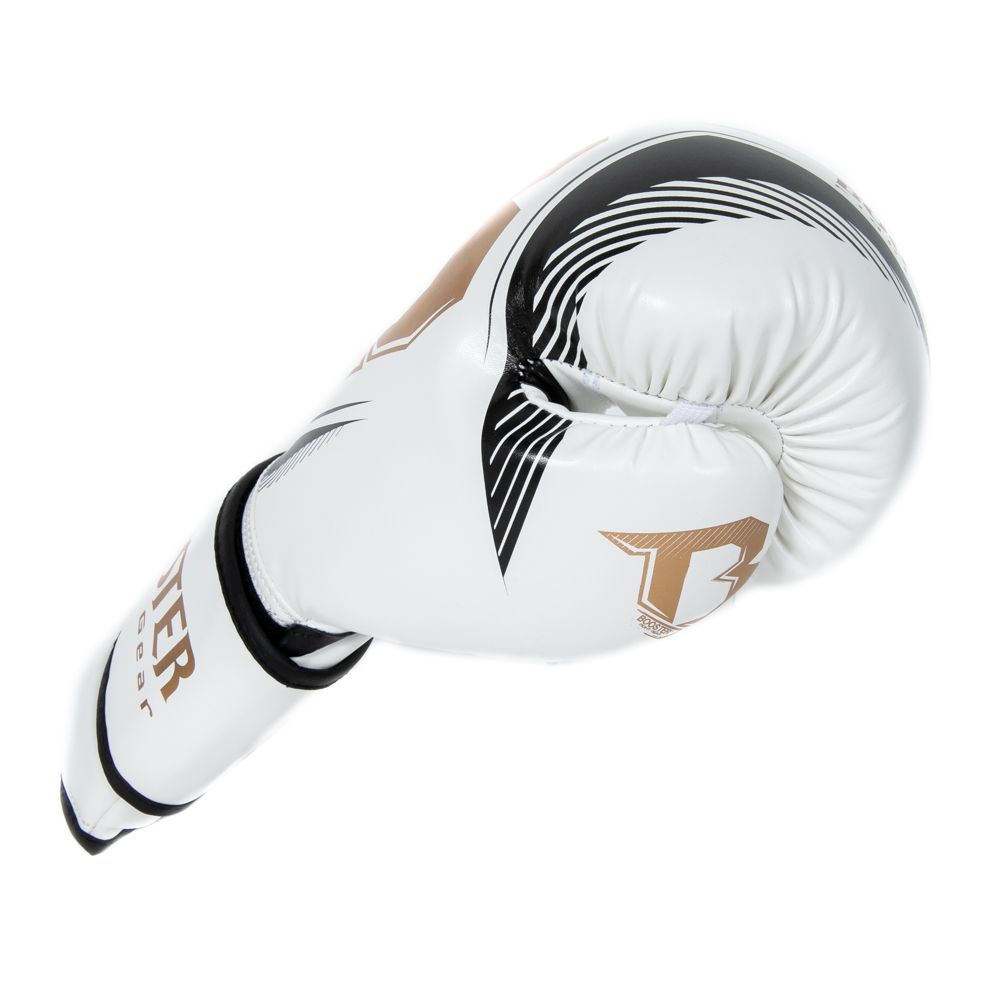Gants de boxe Booster (Kick) Bangkok Blanc/Or