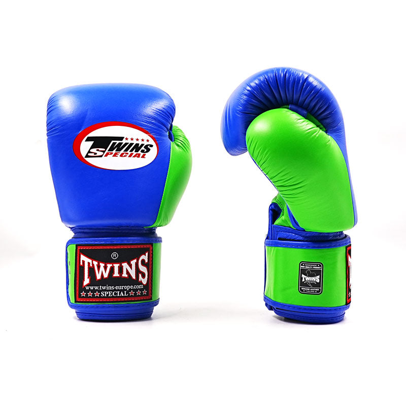 Gants de boxe Twins (kick) BGVL 3 Air bleu/vert