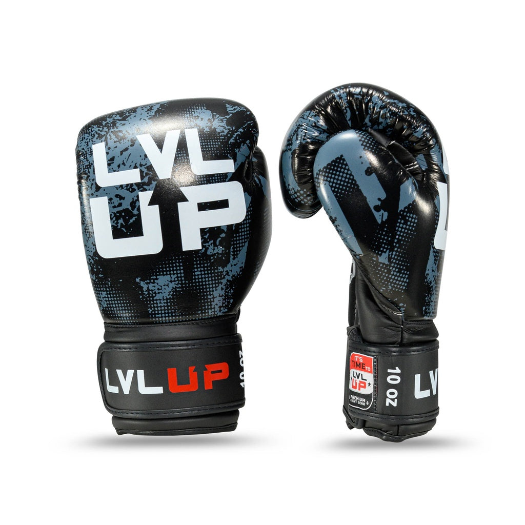LVL UP (KICK)BOKSHANDSCHOENEN STADIUM 1 BLACK/GREY