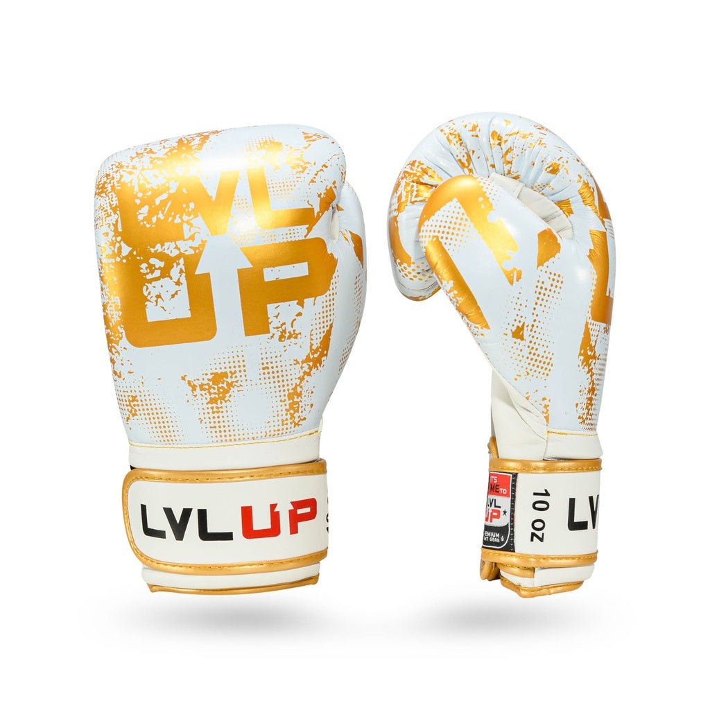 LVL UP (KICK)BOXING GLOVES STADIUM 2 WHITE/GOLD