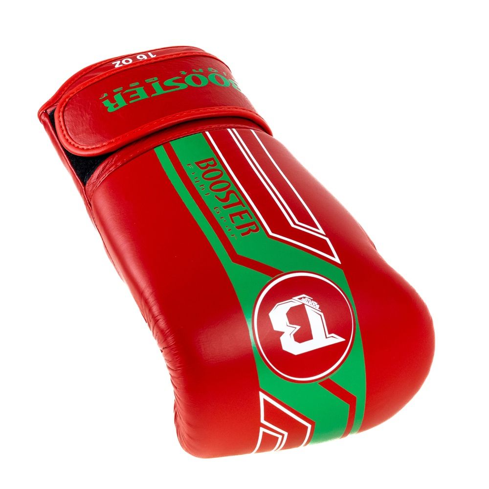 Gants de boxe Booster (Kick) V9 Maroc - Rouge/Vert