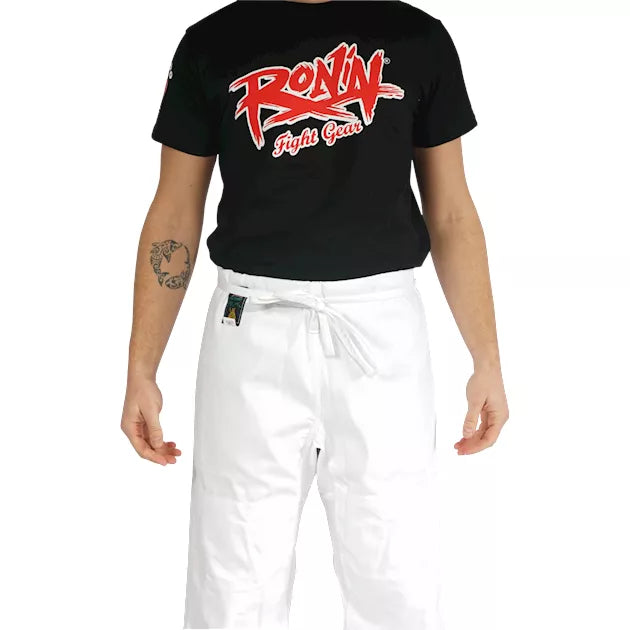 RONIN JUNIOR JUDO TROUSERS - WHITE
