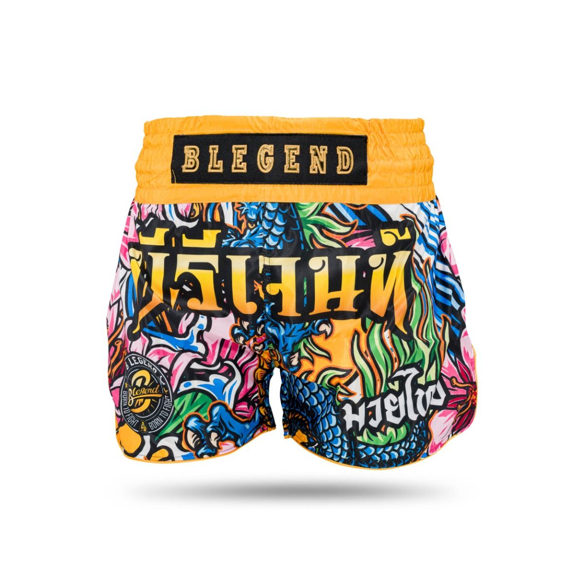 BLEGEND KICKBOXING B6 SHORTS - YELLOW