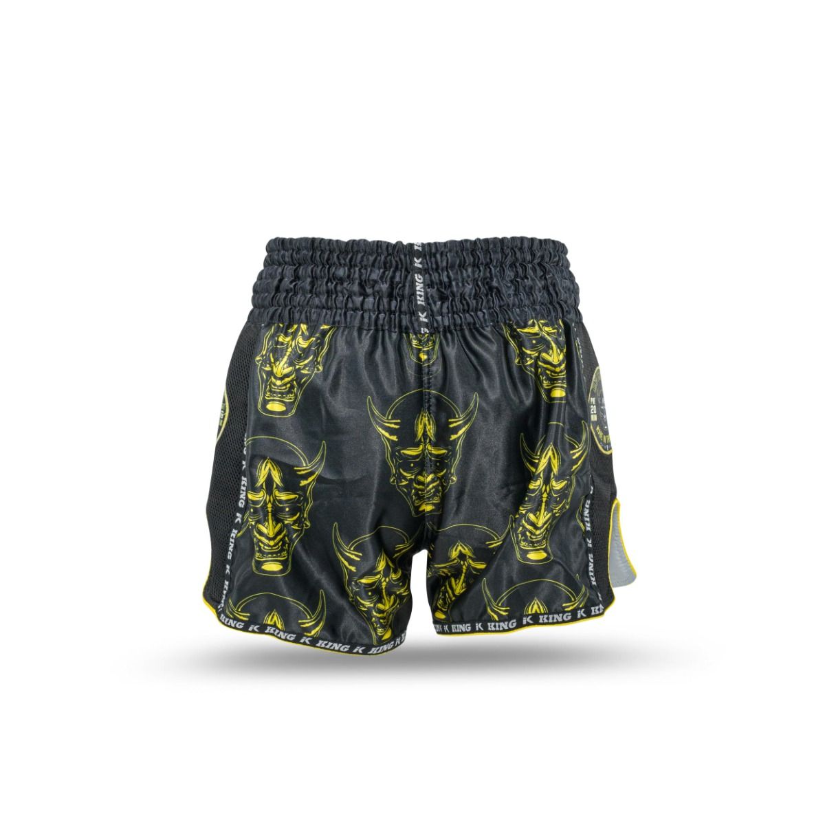 Short de kickboxing King Pro Devil 2 - Noir/Jaune