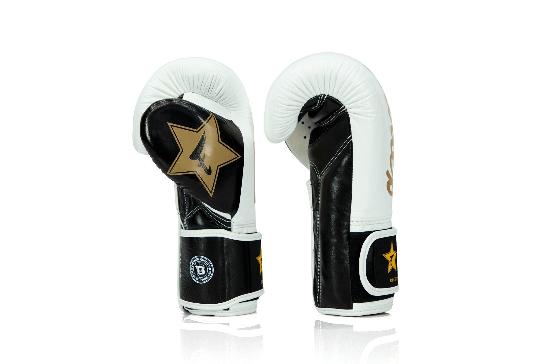FAIRTEX/BOOSTER FXB-BG V2 WHITE/GOLD