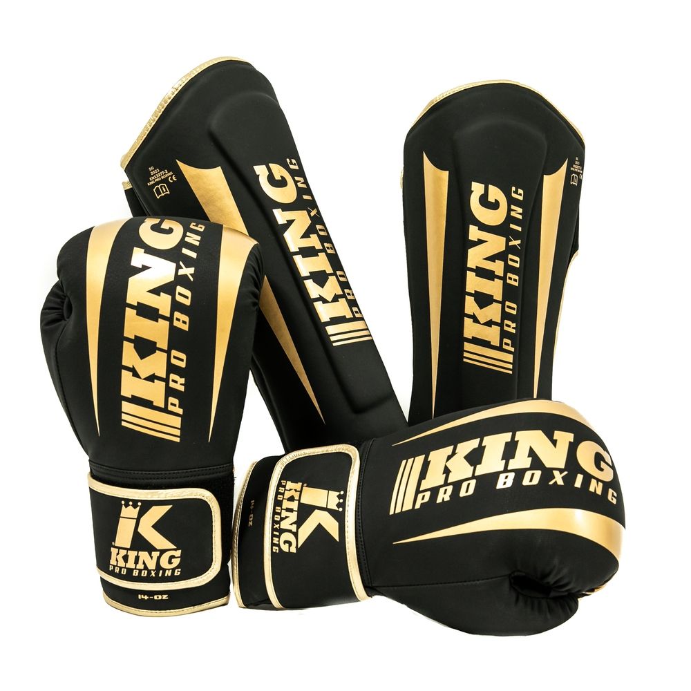 Gants de boxe KING PRO (KICK) KPB/BG REVO Noir/Jaune