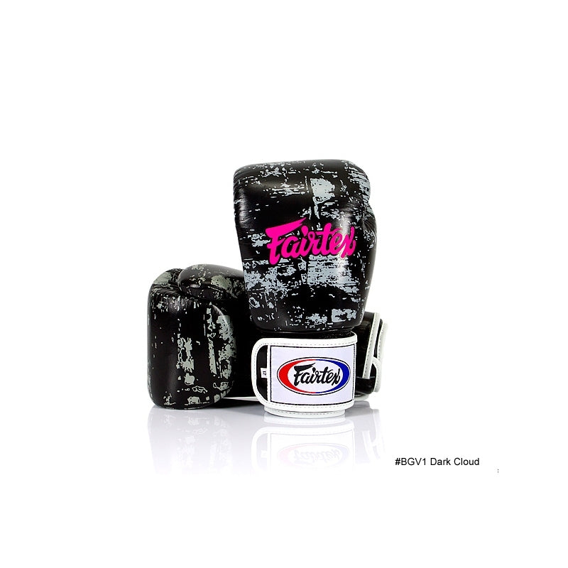 Gants de kickboxing Fairtex Dark Cloud Black