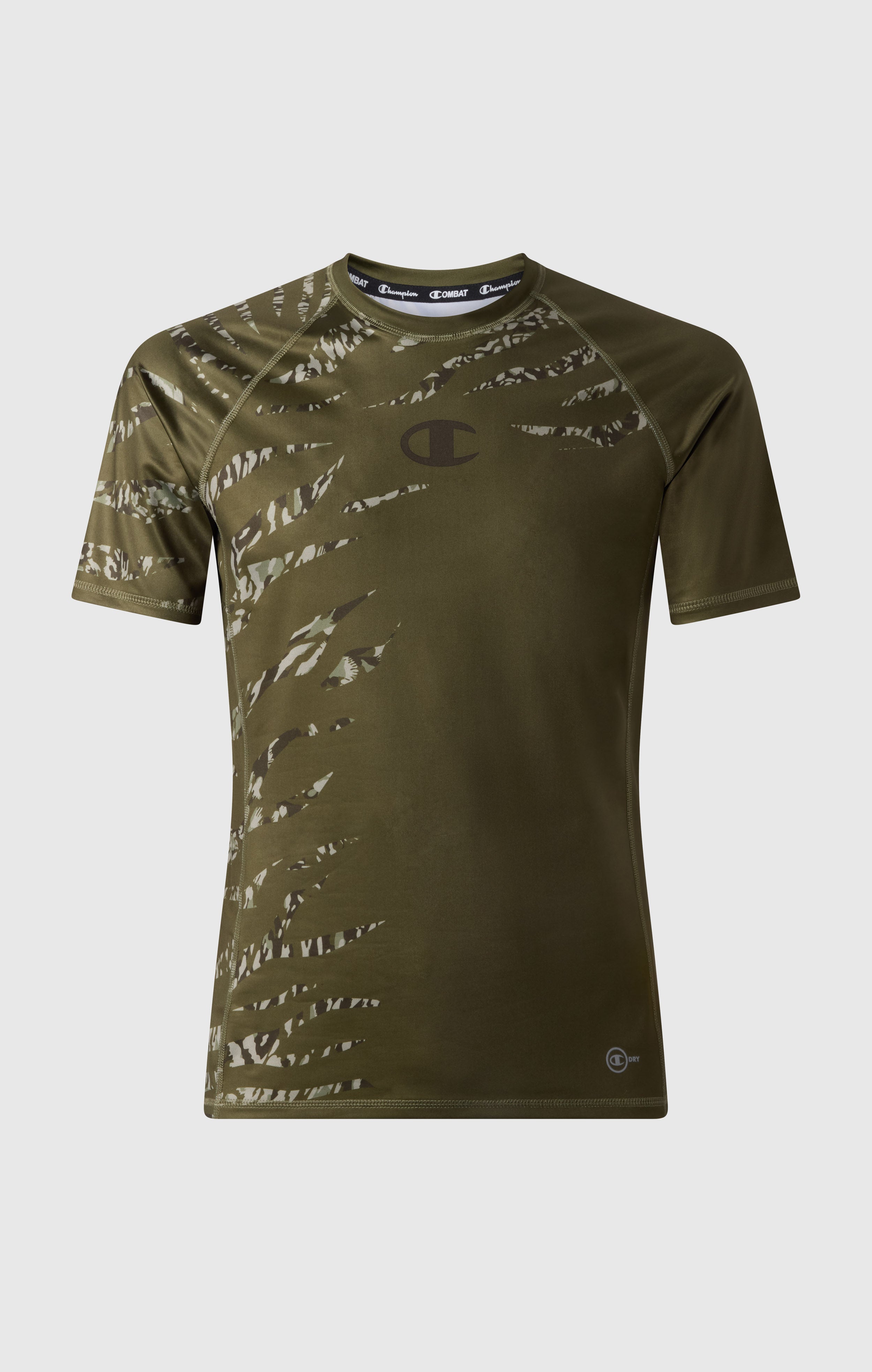 CHAMPION COMPRESSION T-SHIRT COMBAT MILITARY GROEN