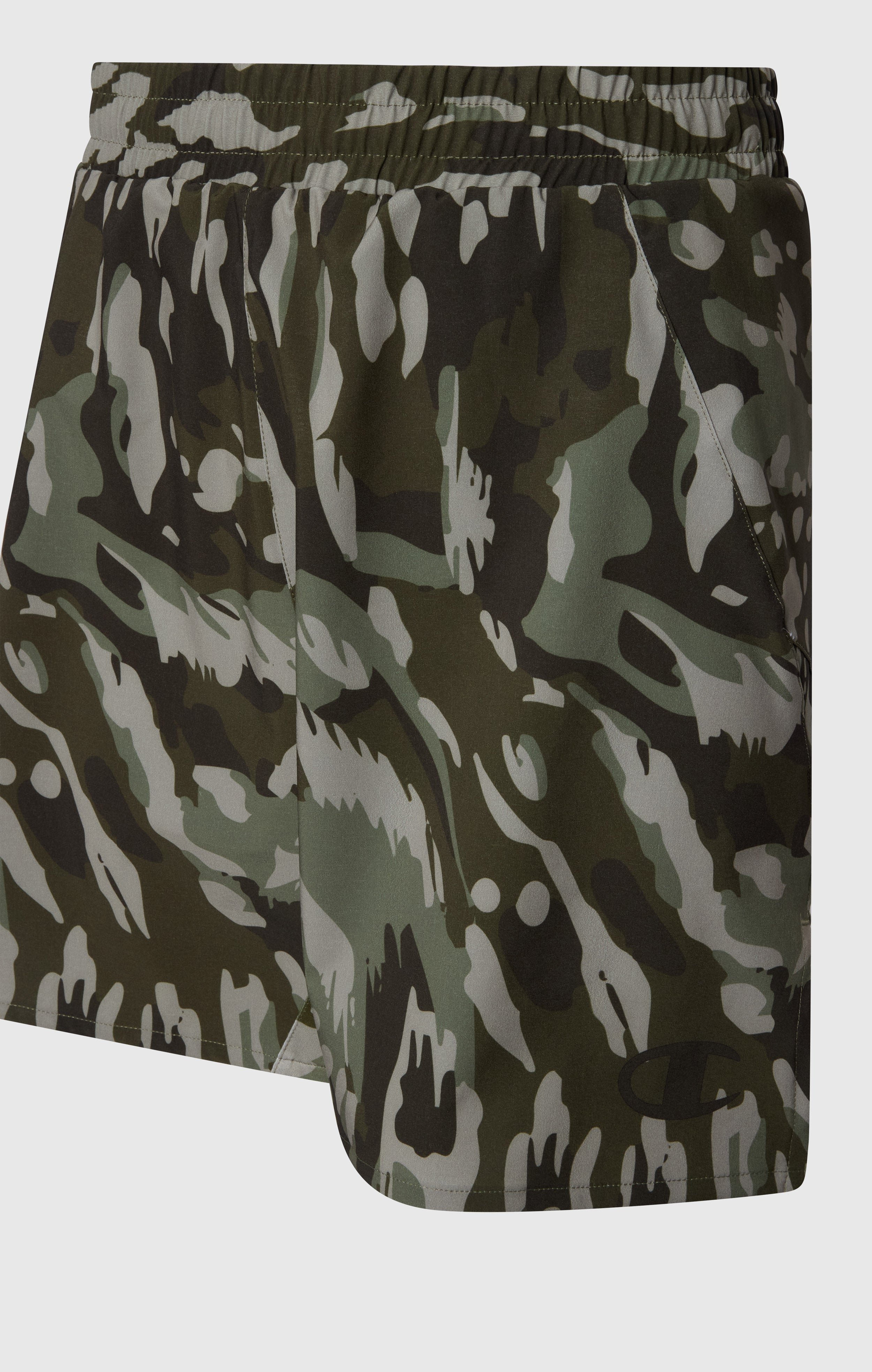 CHAMPION STRETCH NYLON SHORTS COMBAT MILITARY GROEN