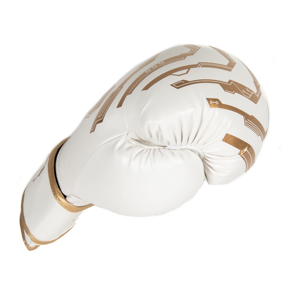 Gants de kickboxing Booster pour enfants Elite V2 - Blanc/Or