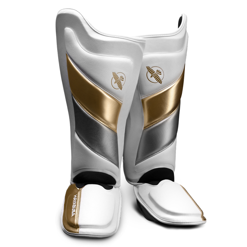 HAYABUSA T3 STRIKING SCHEENBESCHERMERS WIT/GOUD
