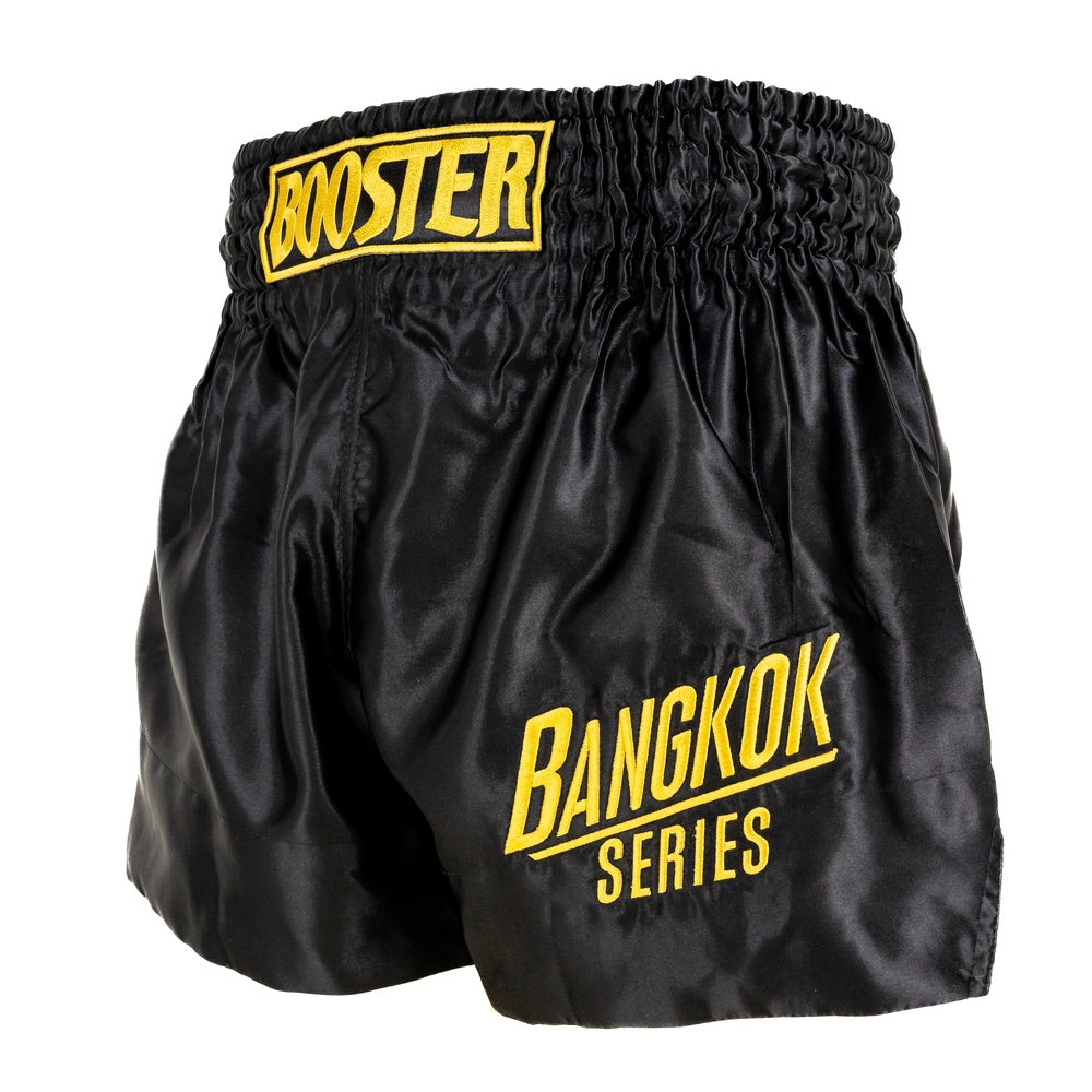 BOOSTER KICKBOXING SHORTS BANGKOK BLACK/YELLOW
