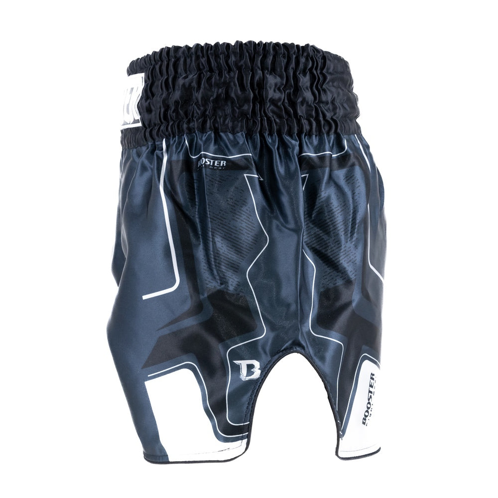 BOOSTER KICKBOXING SHORTS IGNITE BLACK/WHITE
