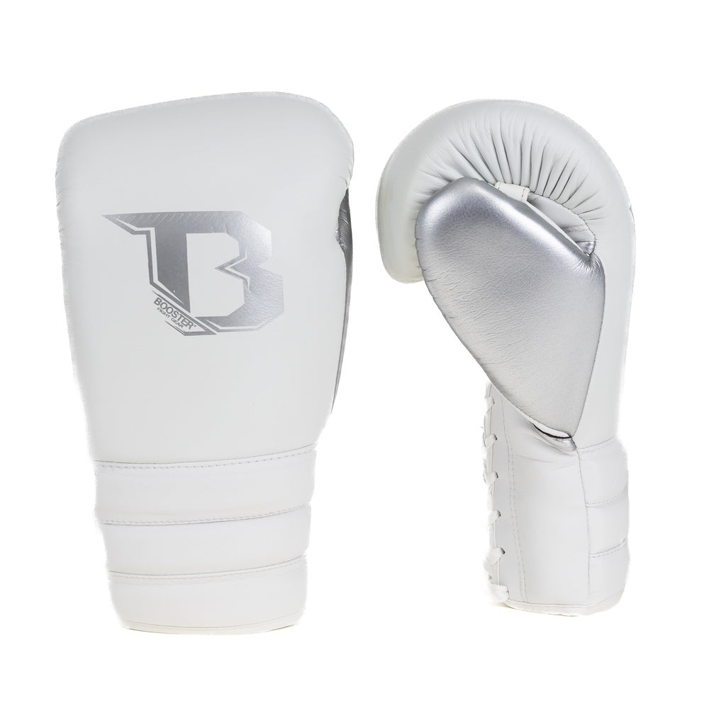 BOOSTER (KICK)BOXING GLOVES RAPID STRIKE LU WHITE/SILVER