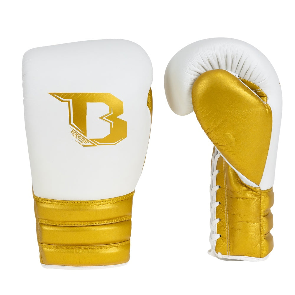 Gants de boxe Booster (Kick) Rapid Strike LU Blanc/Or