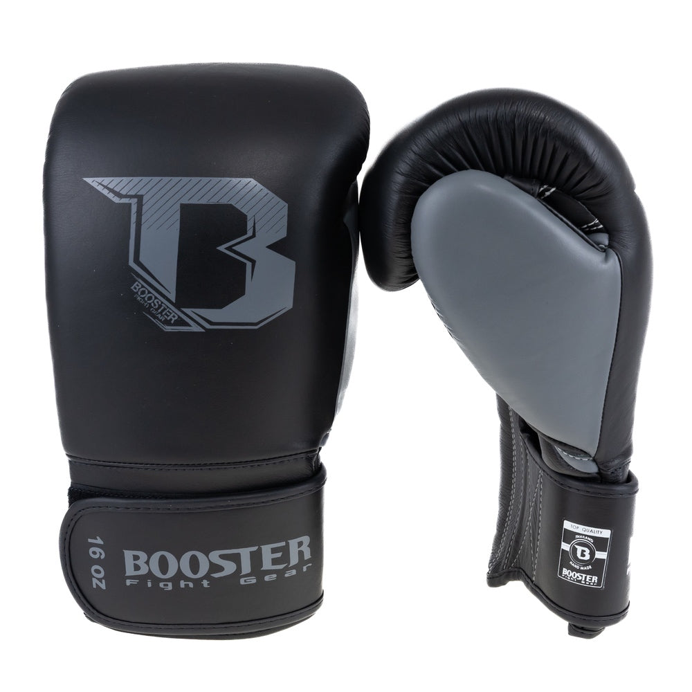 BOOSTER (KICK)BOXING GLOVE RS1 BLACK/GRAY