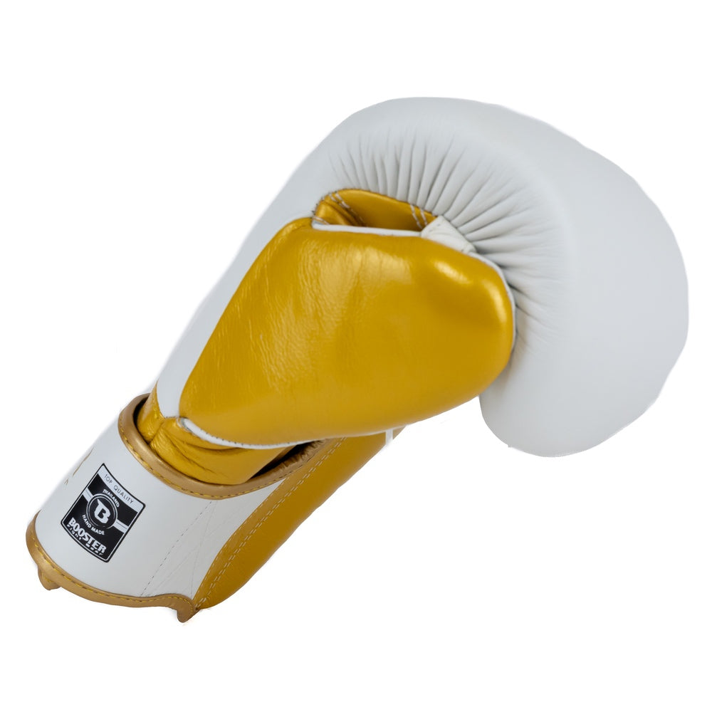 BOOSTER (KICK)BOXING GLOVES RS4 WHITE/GOLD