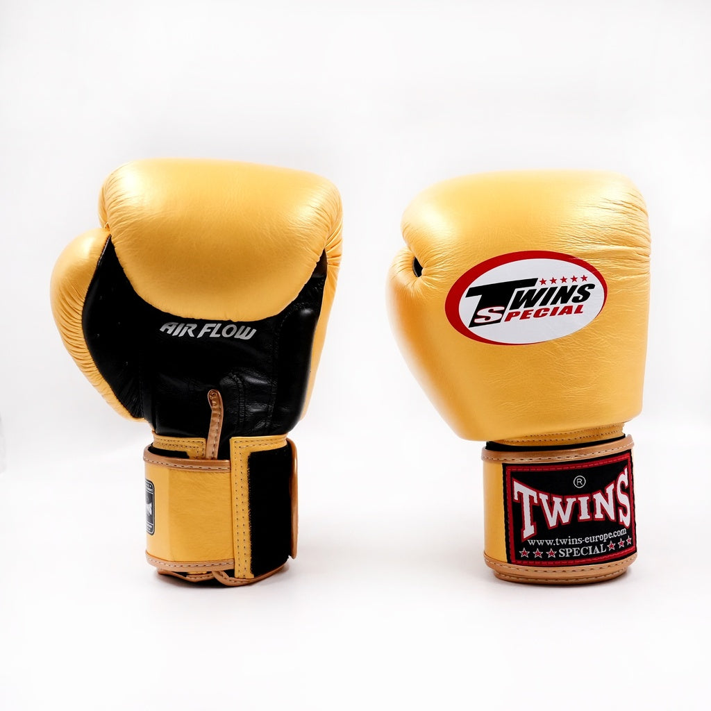 TWINS (KICK)BOXING GLOVES BGVL 3 AIR BLACK/GOLD