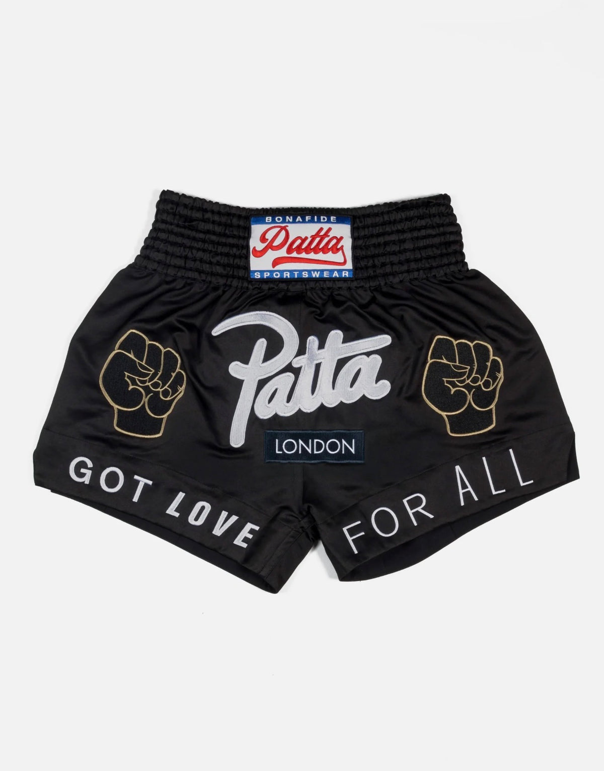 PATTA LONDON KICKBOKSBROEKJE - ZWART
