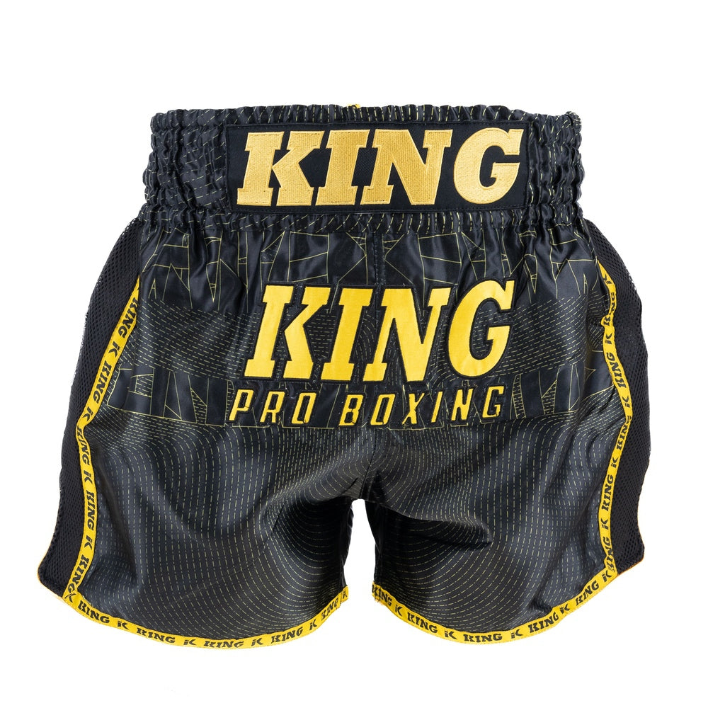 KING PRO BOXING SCHORT-ZWART/GOUD