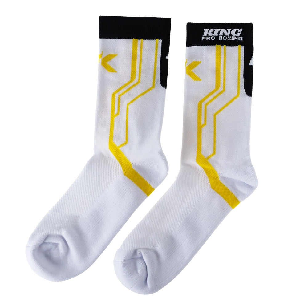 KPB APEX PRO SOKKEN WIT/GEEL