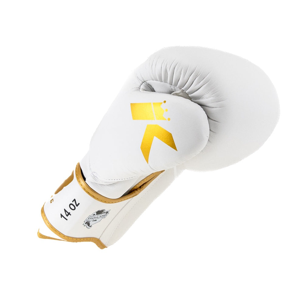 Gants de boxe KING PRO (KICK) KPB BGK 4 blancs/or