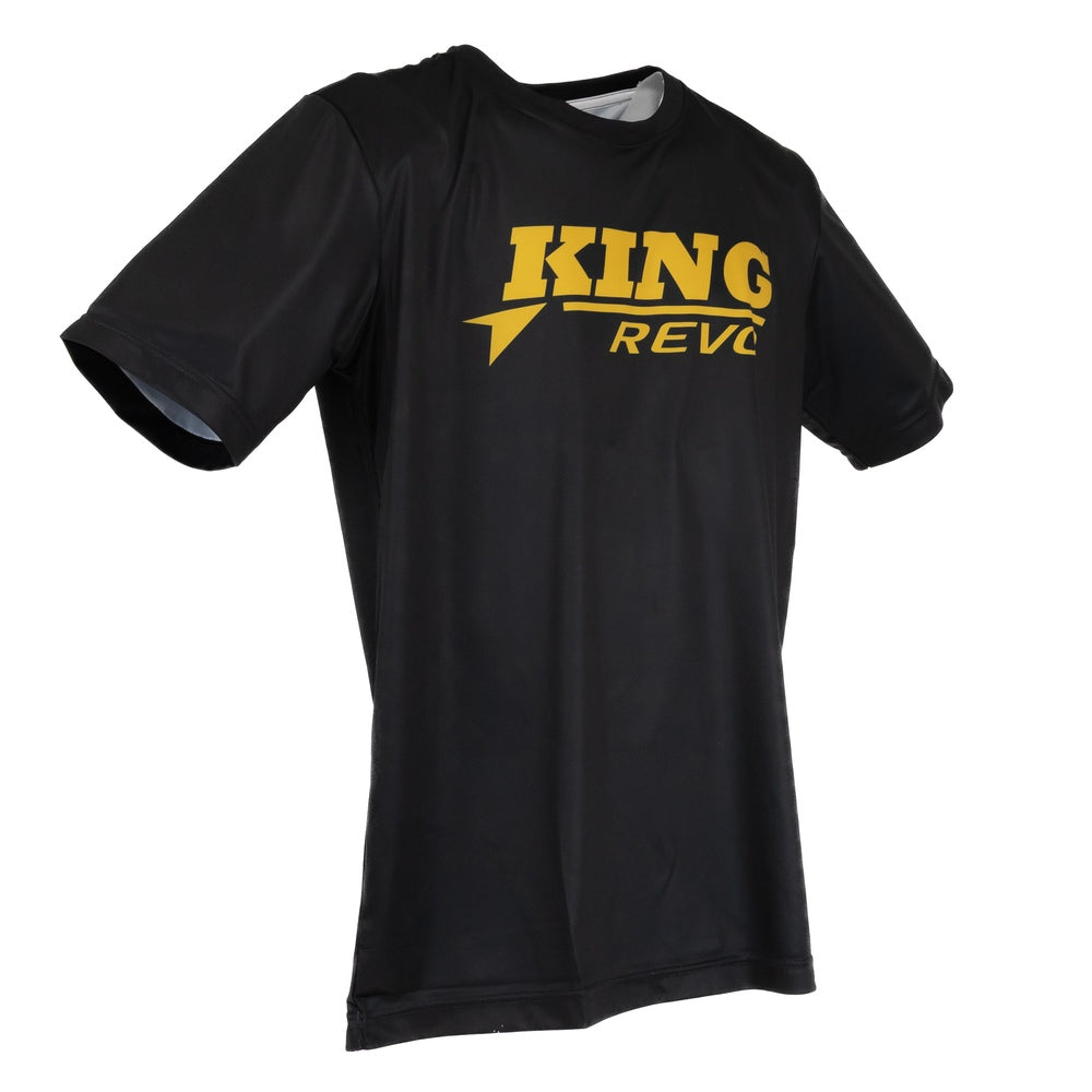 KING PRO BOXING REVO 2 SHIRT-BLACK/GOLD