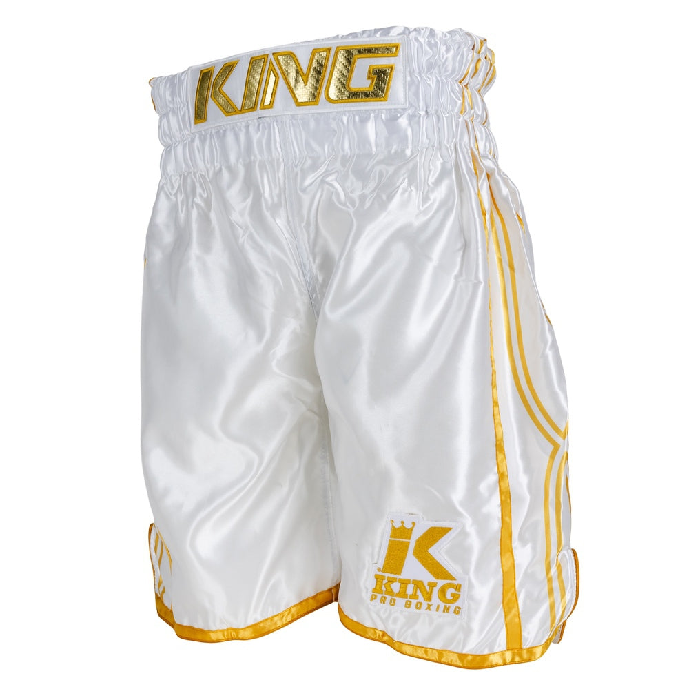 KING PRO BOXING XK SHORT 2-WHITE/GOLD